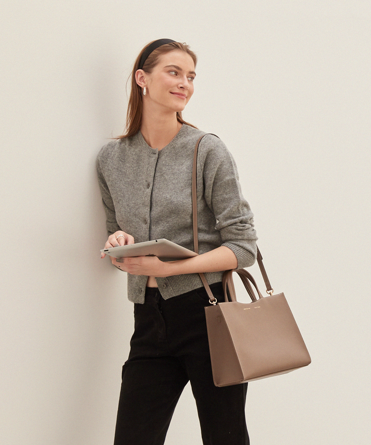 Feather Bag TOTE 390g - Taupe