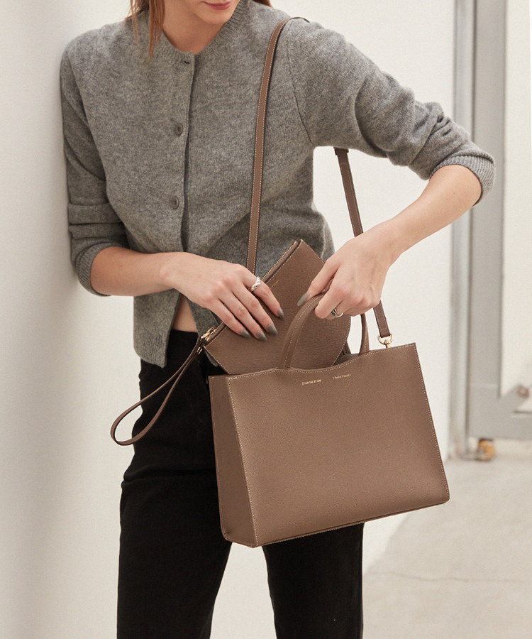 Feather Bag TOTE 390g - Taupe