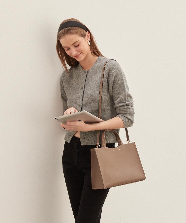 Feather Bag TOTE 390g - Taupe
