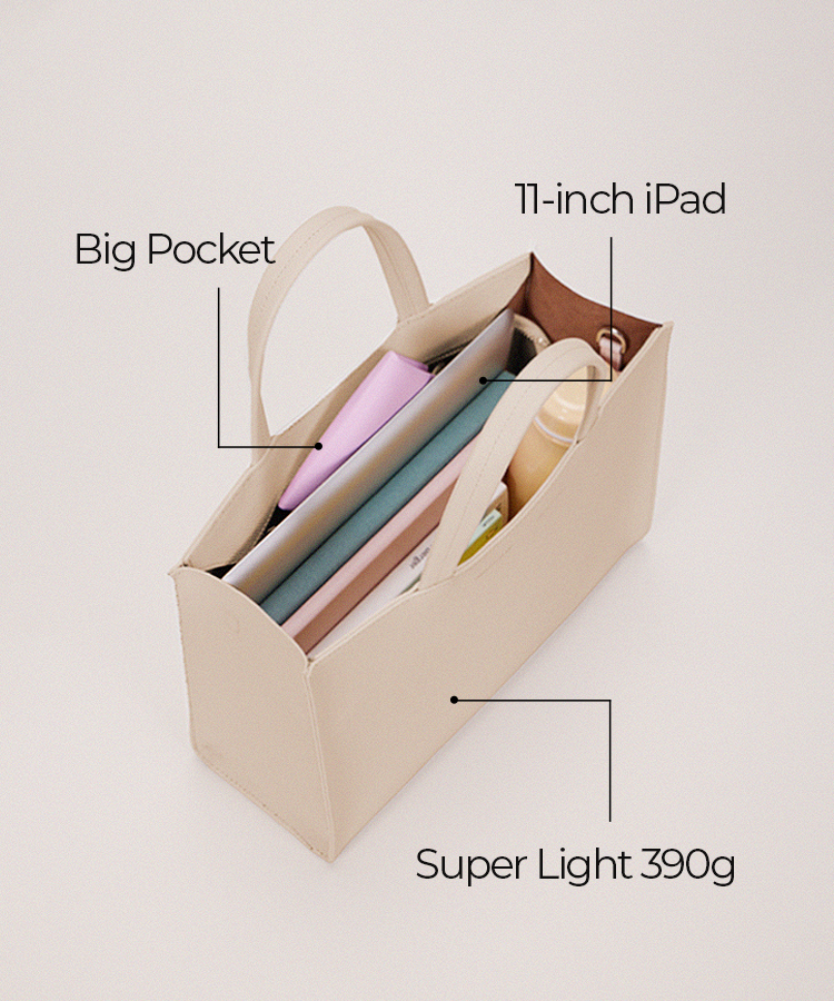 Feather Bag TOTE 390g - Praline