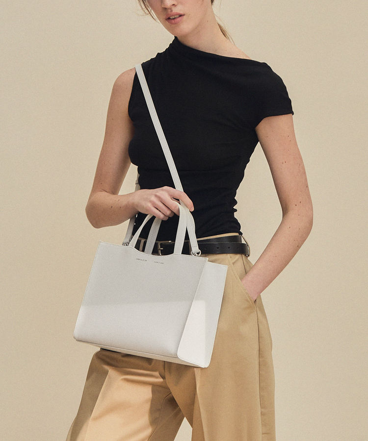 Feather Bag TOTE 390g - Snow White