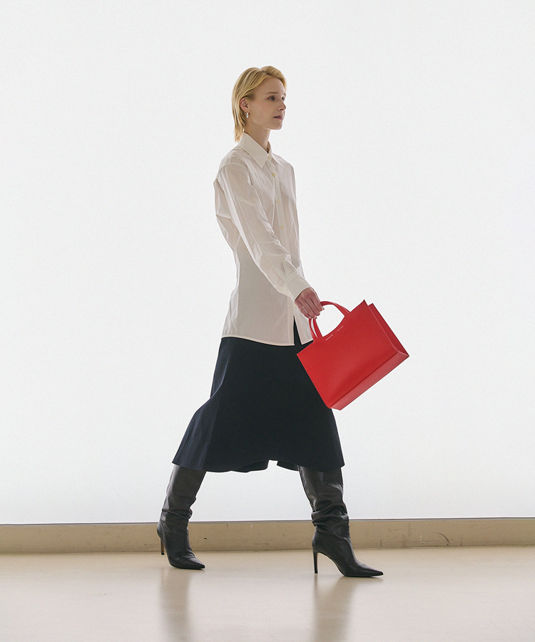Feather Bag TOTE 390g - Cherry Red