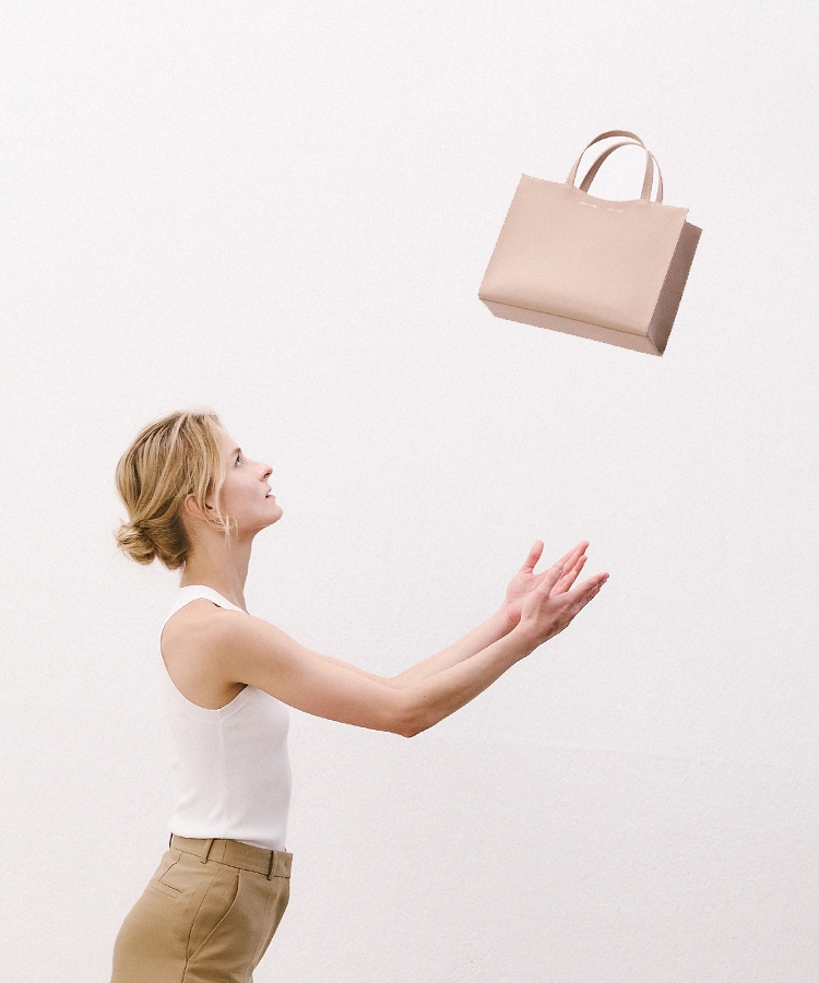 Feather Bag TOTE 390g - Cotton Beige
