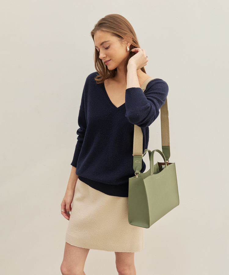 Feather Bag TOTE 390g - Moss Green