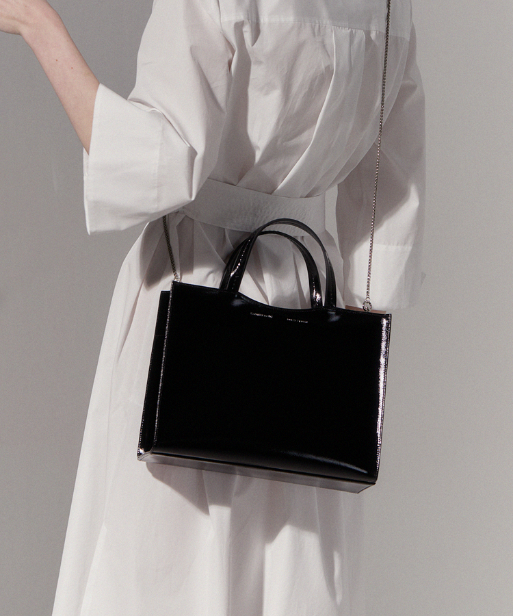 Feather Bag TOTE 390g - Patent Black